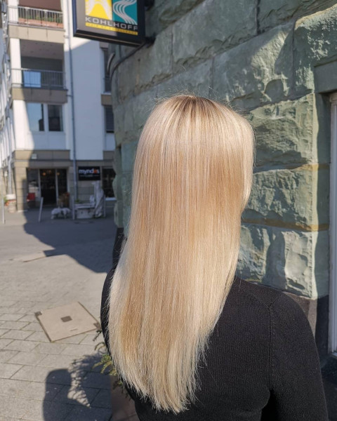 Haarverdichtung mit HAIRTALK - nachher, in Blond